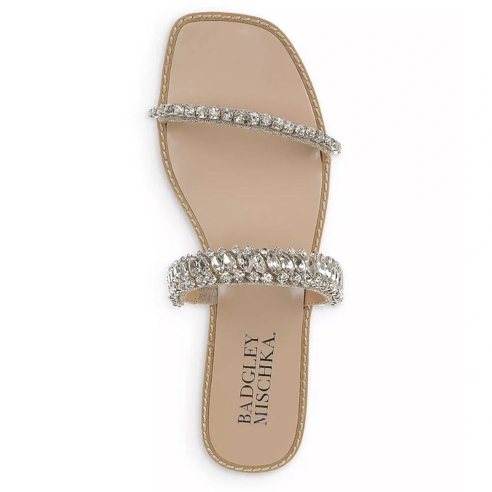 BADGLEY MISCHKA COLLECTION Thina Slide Sandal Size 9‎